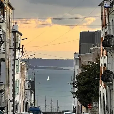 Appt 2 Ch Vue A 5' De La Gare De 아파트 브레스트